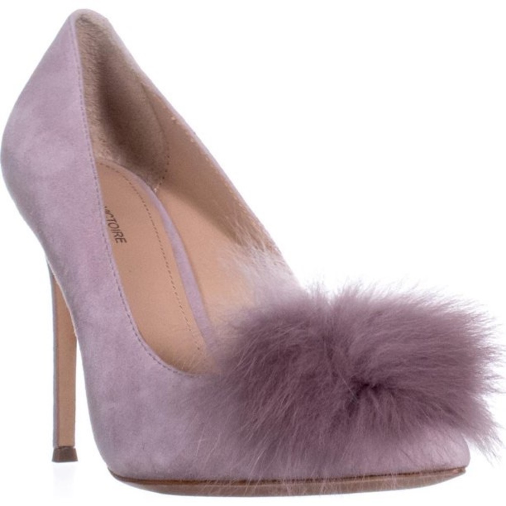 Pour La Victoria Suede Camilla Heels